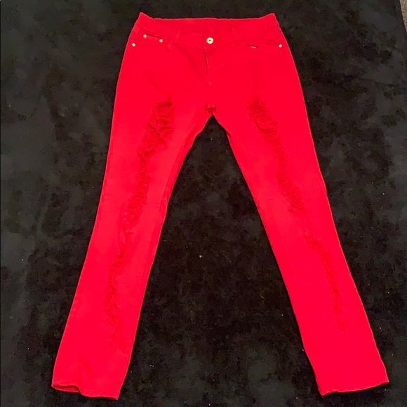Red jeans - Picture 1 of 3